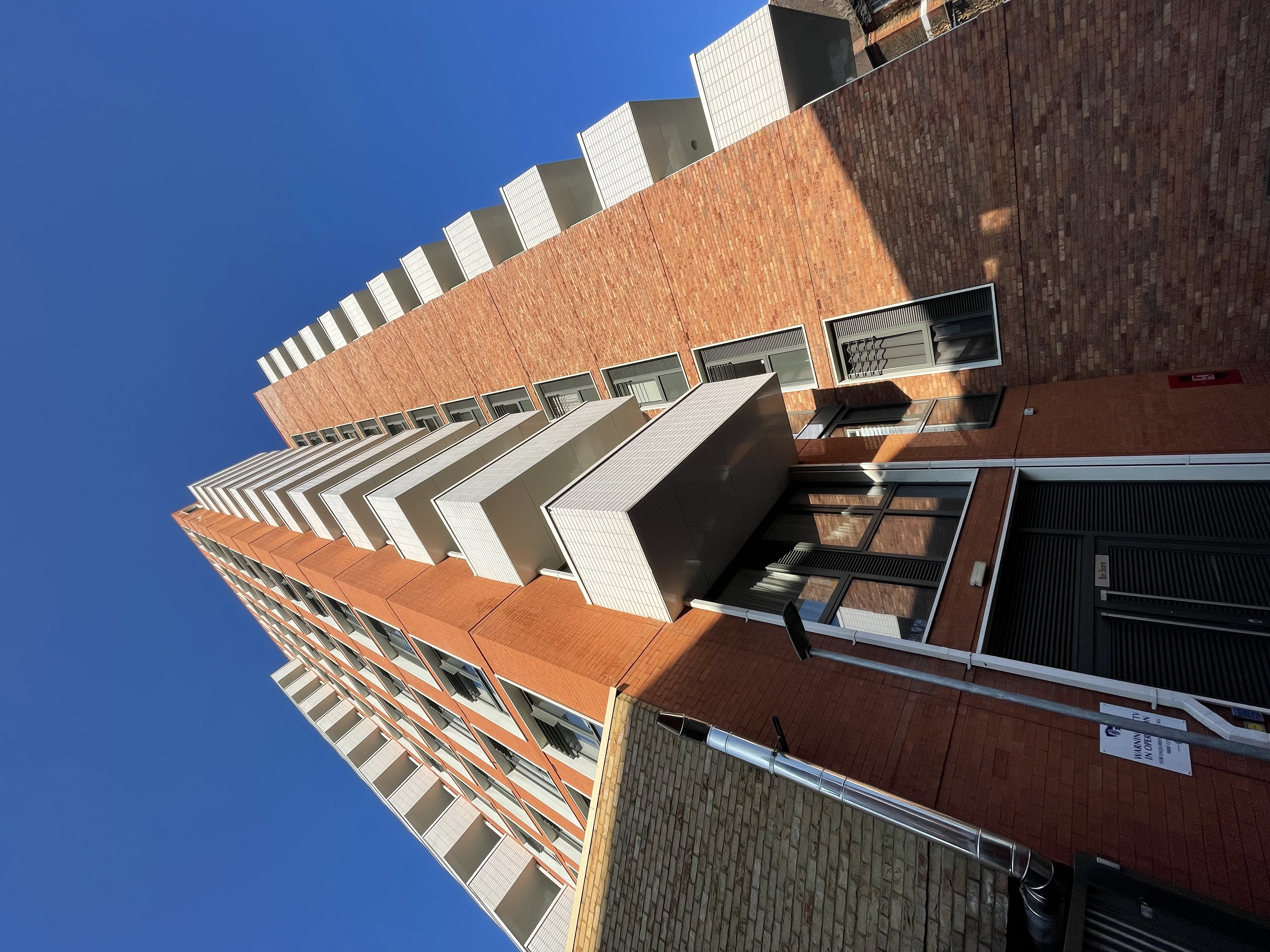 Close up facade detail